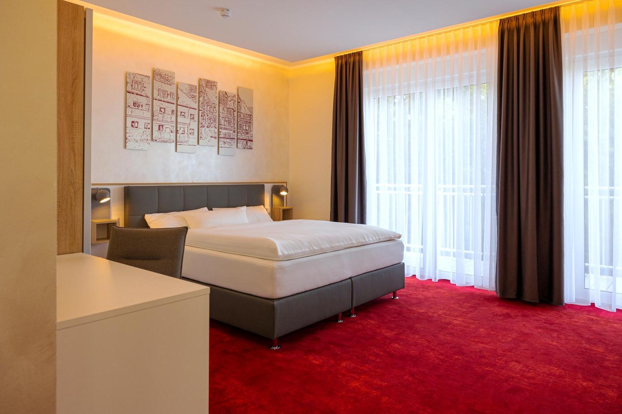 Hotel Am Waldkasino Erfurt Dış mekan fotoğraf